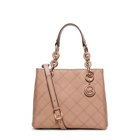 Michael Kors Cynthia Small Leather Satchel 